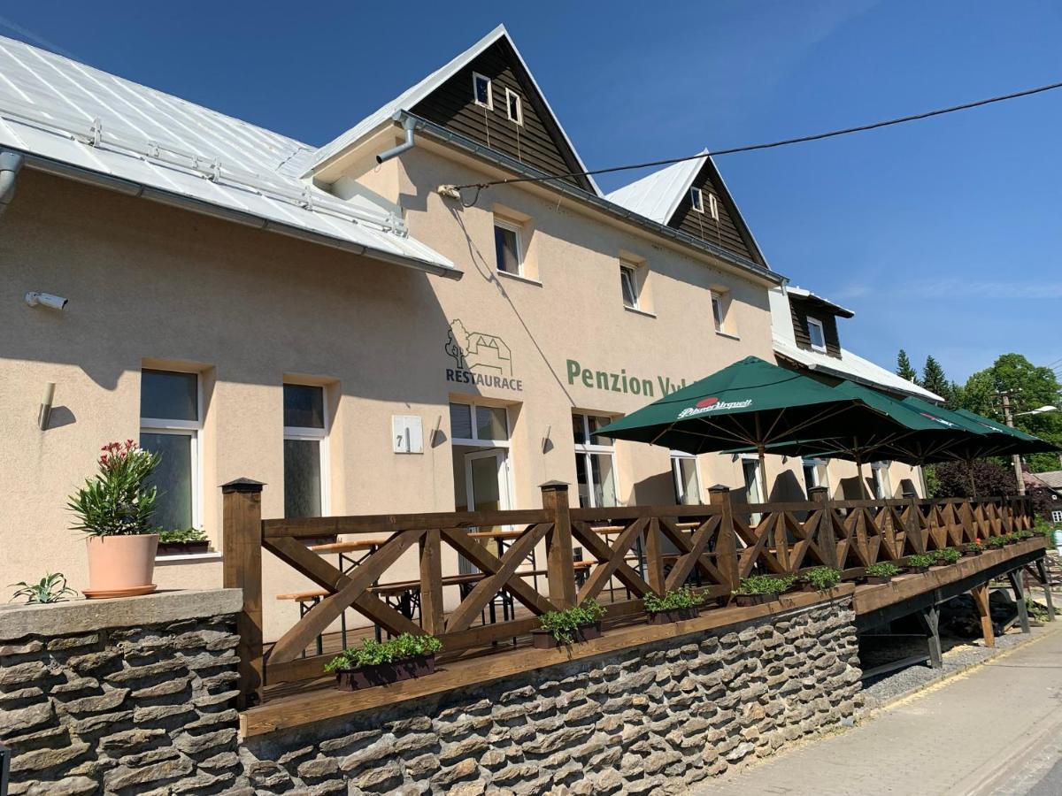 Penzion A Restaurace Vyhlidka Železná Ruda Kültér fotó